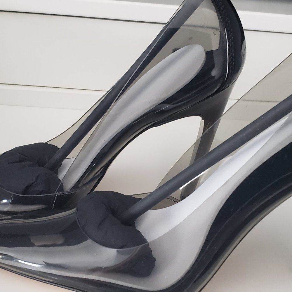 New: Good American CINDER-F*CKING-RELLA PUMP Size 5.5 - Picture 4 of 10